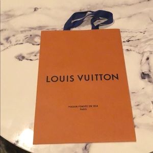 Louis Vuitton shopping bag.  14 x 9.75 x 4.25”